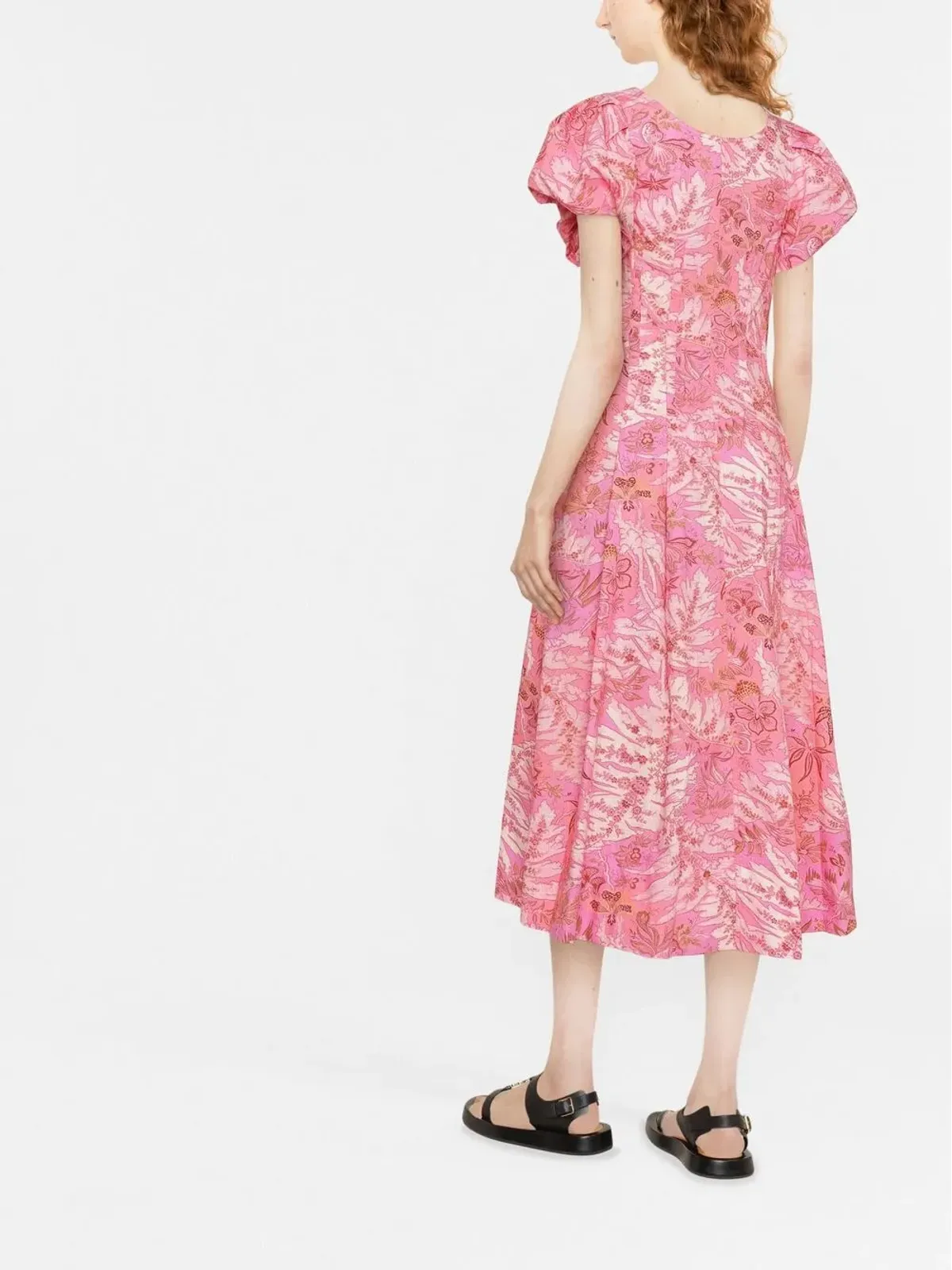 Ulla Johnson ボタニカルプリントのジップアップドレス - 画像4