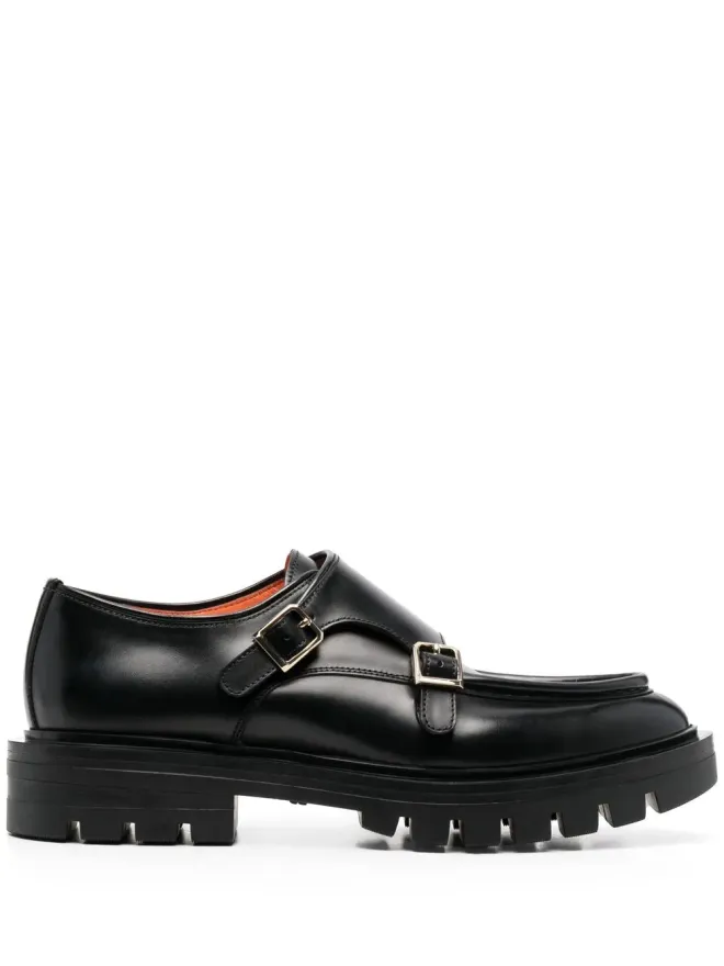 Santoni Santoni サイドバックル付きディテール ローファーの商品画像