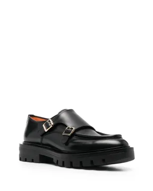 Santoni サイドバックル付きディテール ローファー - サムネイル2