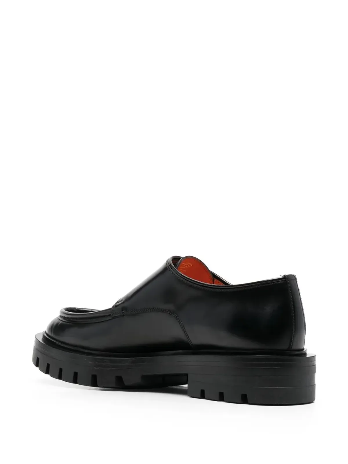 Santoni サイドバックル付きディテール ローファー - 画像3