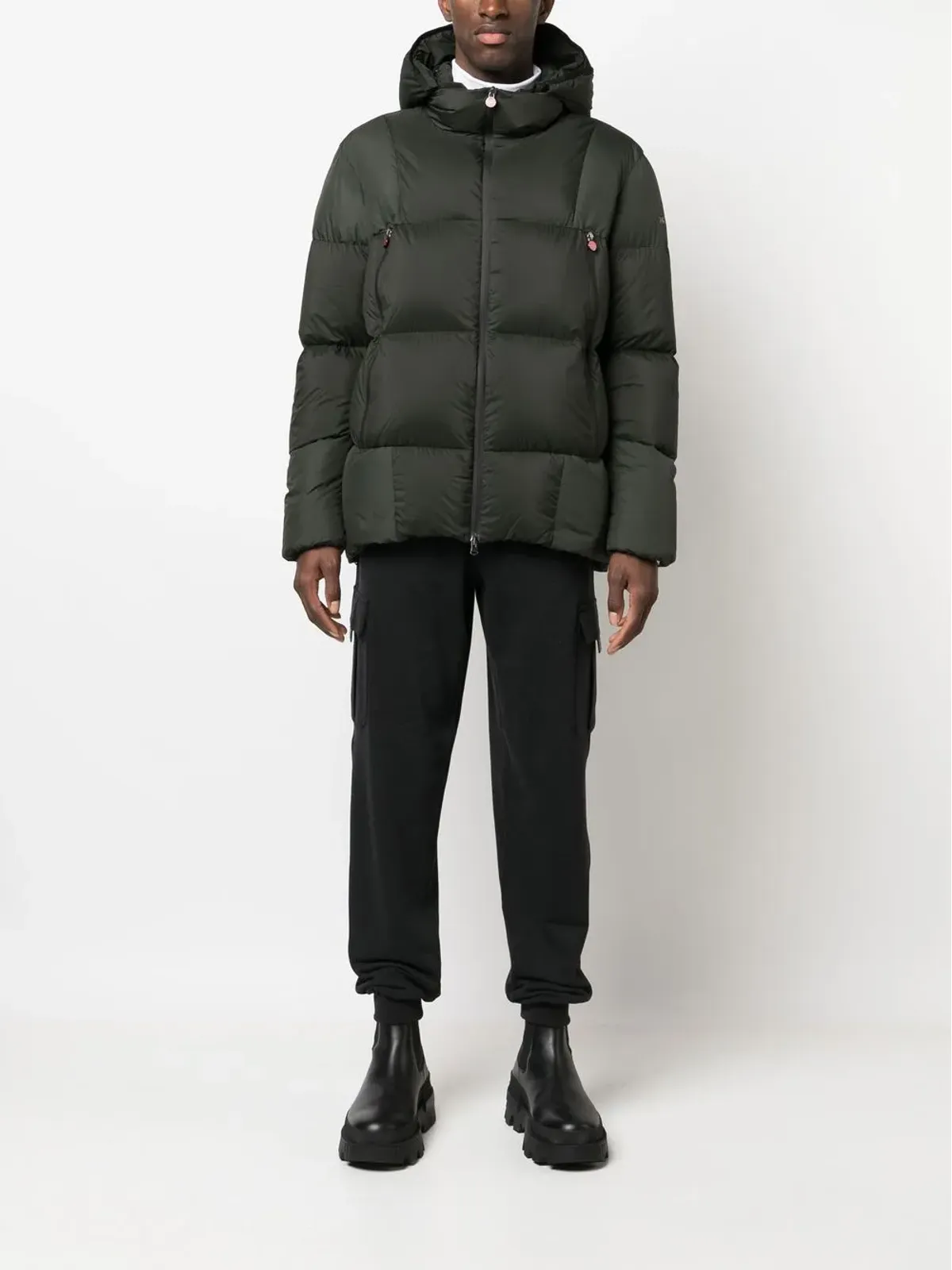 Kiton ロゴパッチ カーゴ トラックパンツ - 画像2