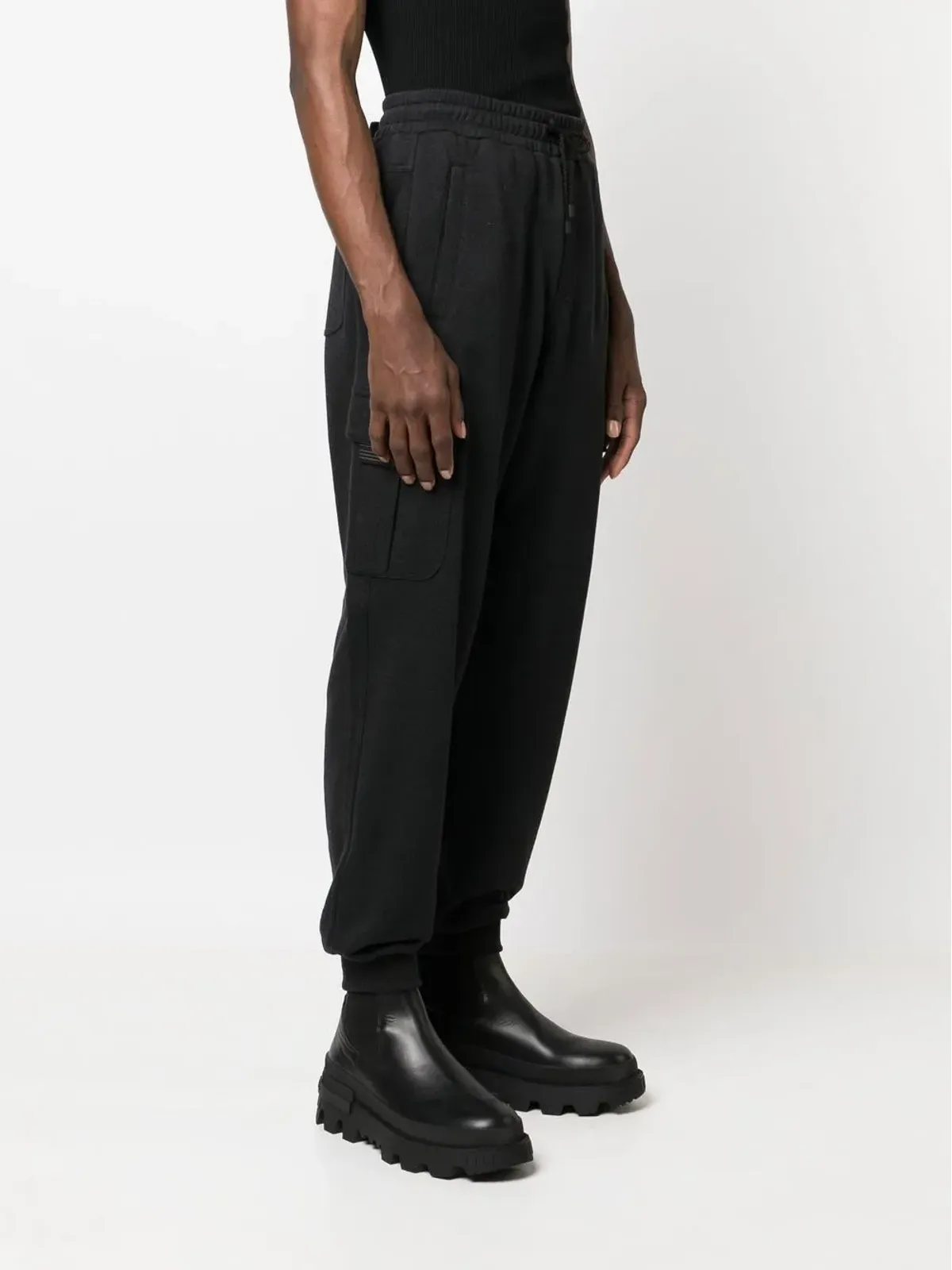 Kiton ロゴパッチ カーゴ トラックパンツ - 画像3