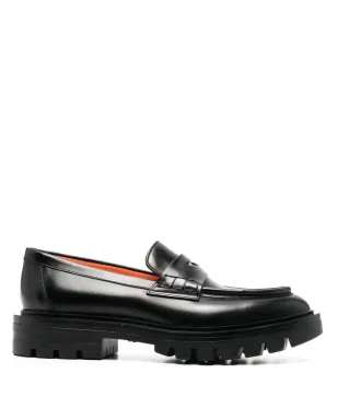 Santoni リジッドラバーソール ローファー - サムネイル1