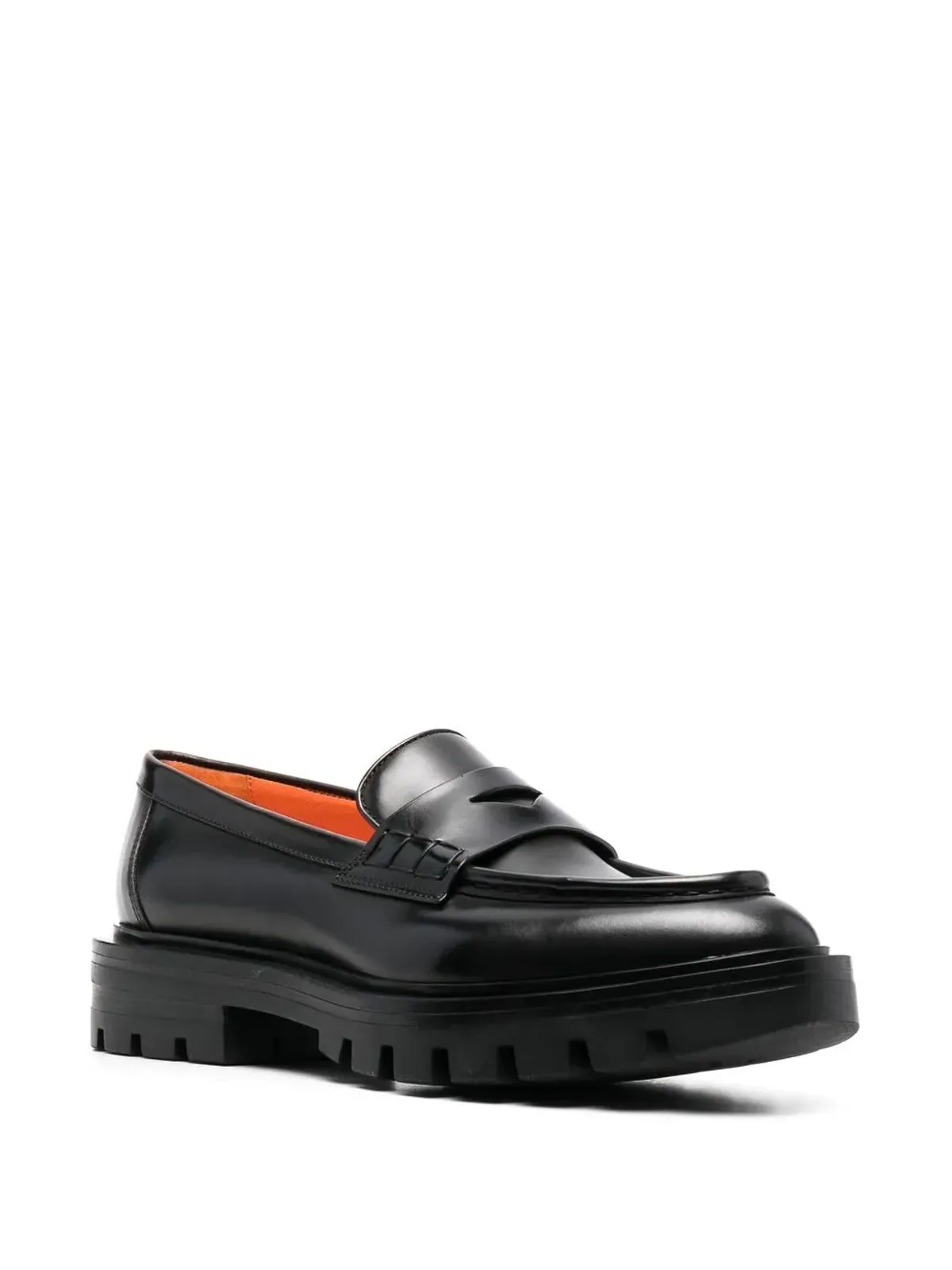Santoni リジッドラバーソール ローファー - 画像2