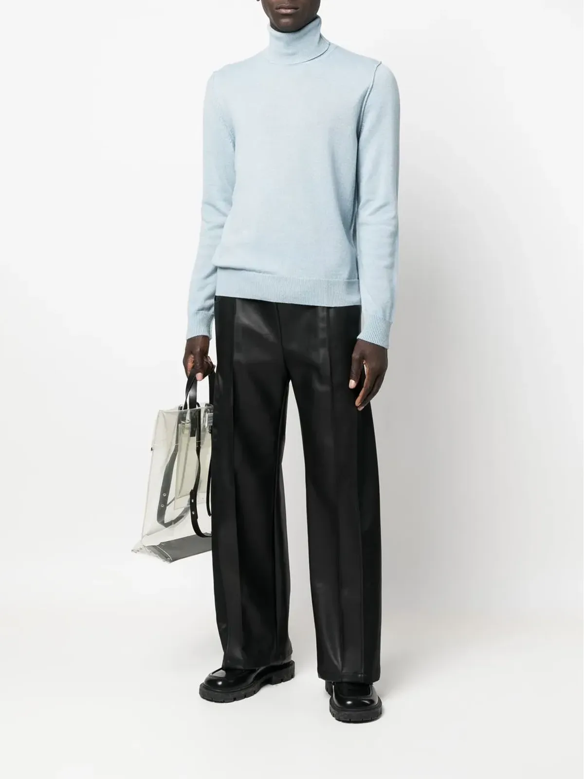 Maison Margiela ハイネックカシミヤセーター - 画像2