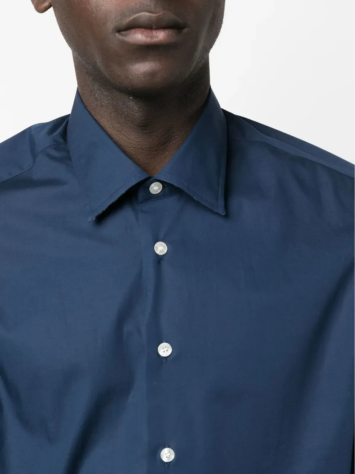 ETRO ボタン留め長袖シャツ - Blue - 画像5