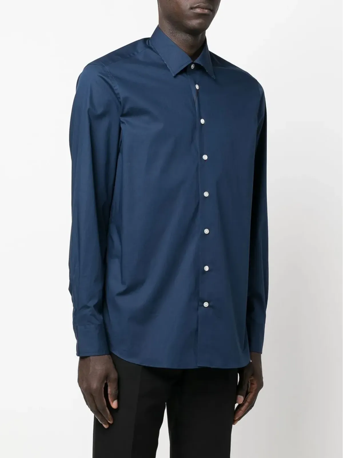 ETRO ボタン留め長袖シャツ - Blue - 画像3