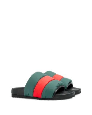 Gucci ウェブストライプ パッド入りスライド - サムネイル2