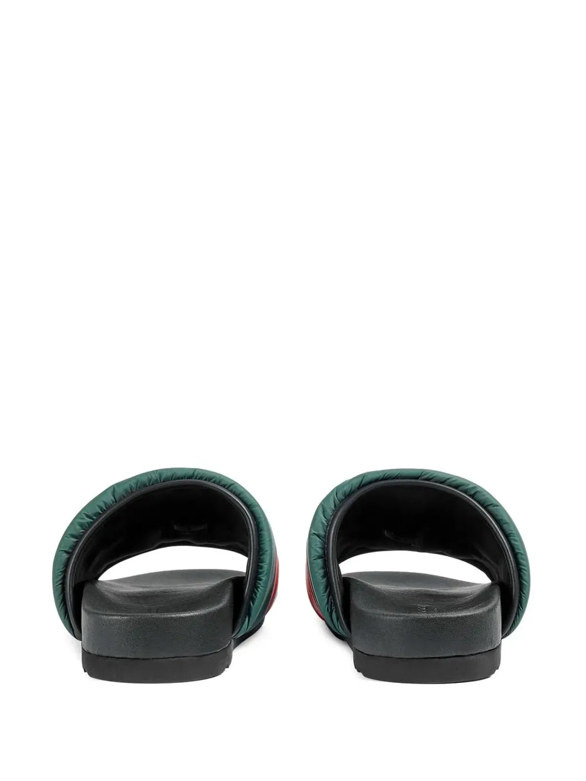 Gucci ウェブストライプ パッド入りスライド - 画像3