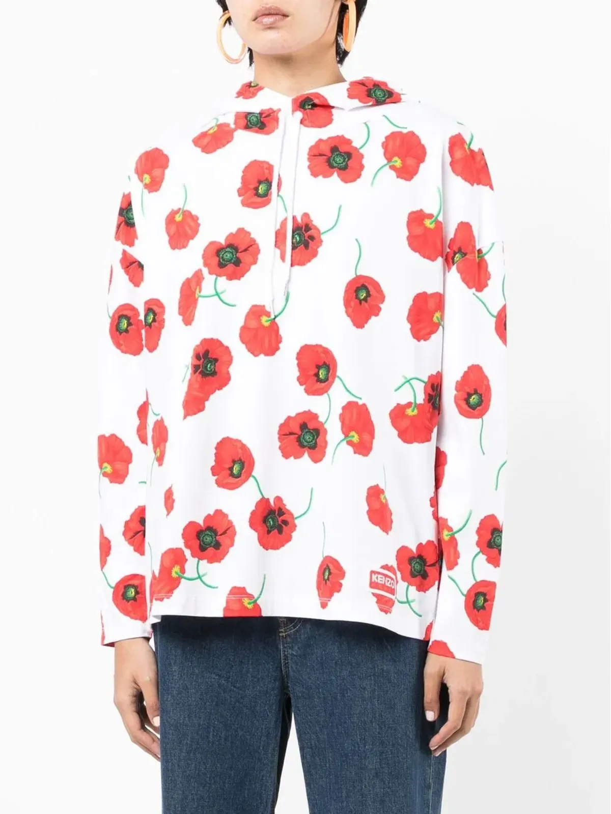 Kenzo ポピー長袖フーディー - 画像3