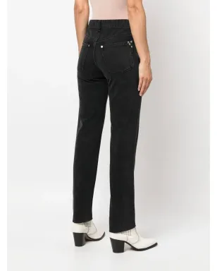 MARANT ÉTOILE Vendelia ストレートジーンズ - ブラック - サムネイル4