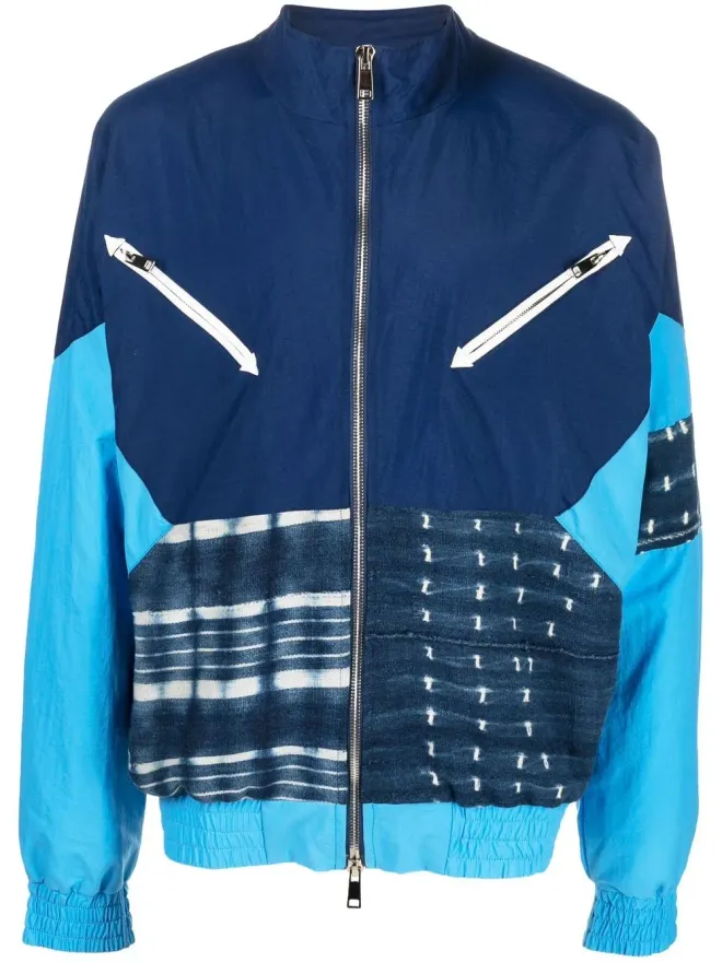 United Rivers United Rivers パッチワークジップジャケット - ブルーの商品画像