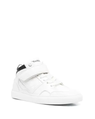 Zadig&Voltaire ロゴプリント・タッチストラップスニーカー - White - サムネイル2