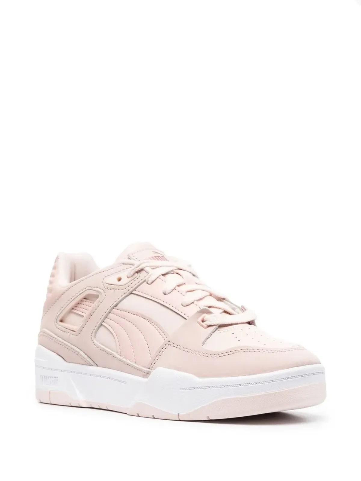 PUMA パネルド・ロートップスニーカー ピンク - 画像2