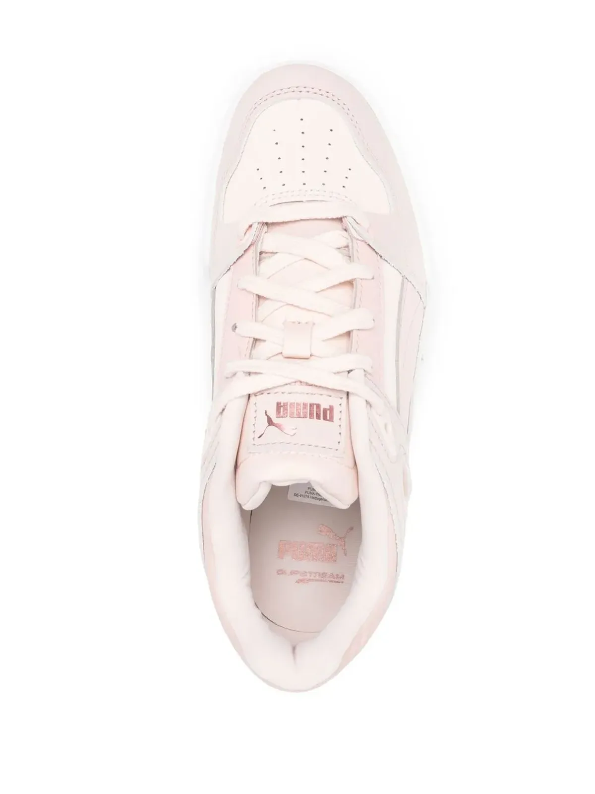 PUMA パネルド・ロートップスニーカー ピンク - 画像4