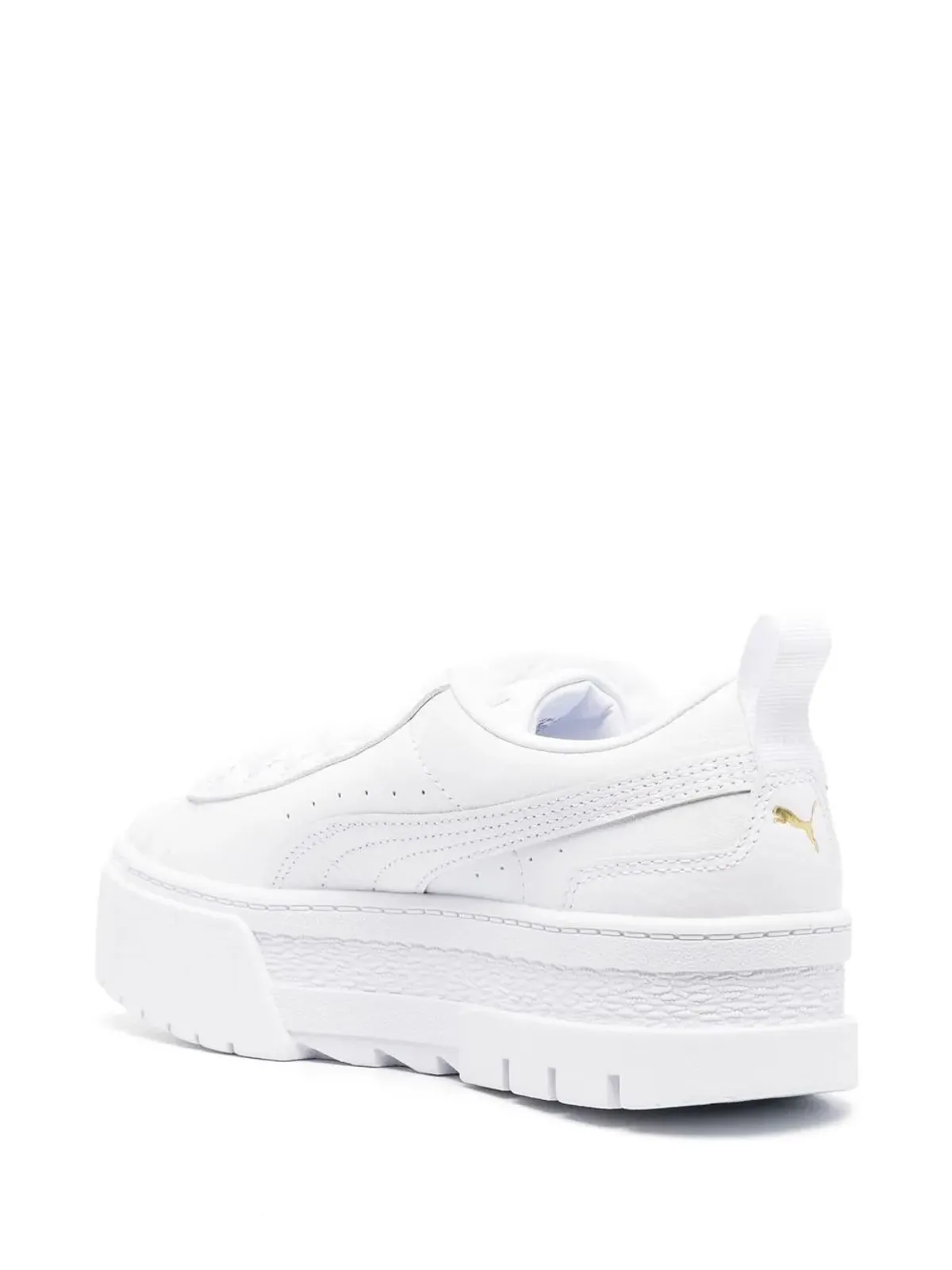 PUMA ロー・トップ チャンキー レザー スニーカー - 画像3