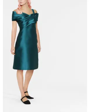 Alberta Ferretti Vネックショートドレス - サムネイル2