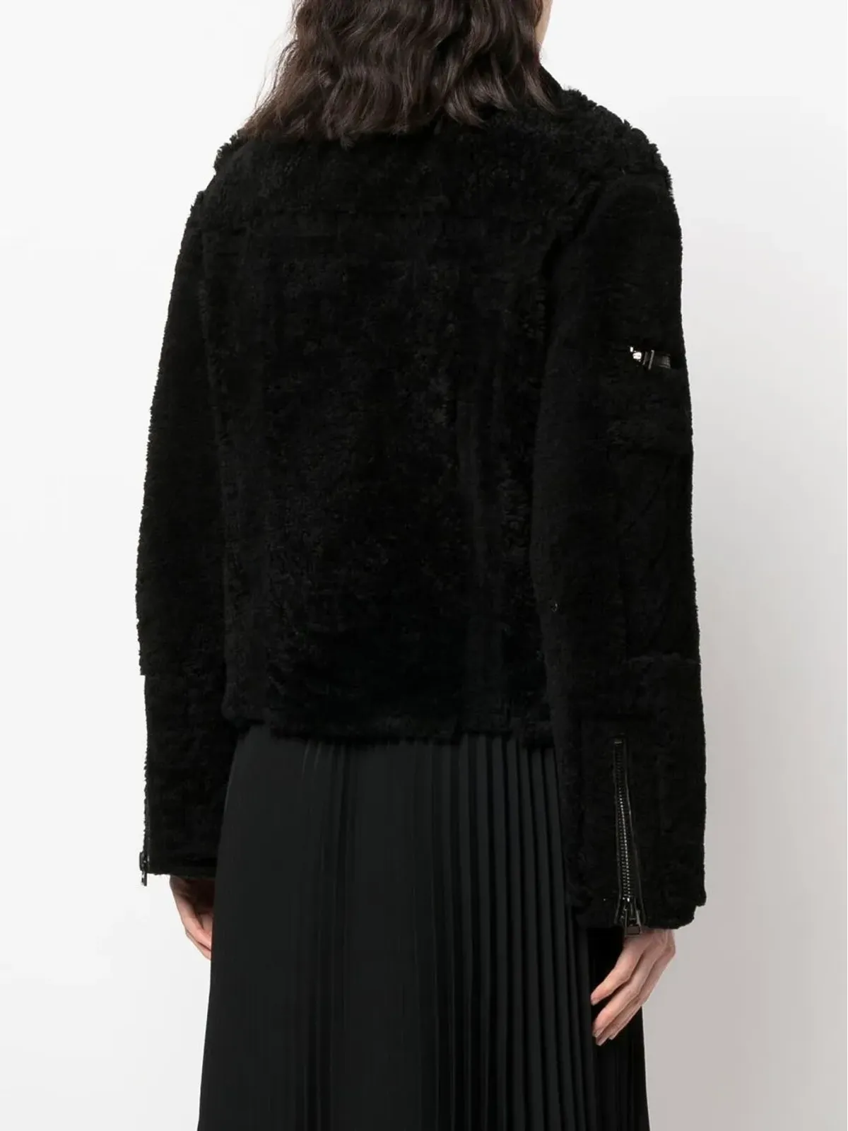 TOM FORD シアーリングジップドジャケット - ブラック - 画像4