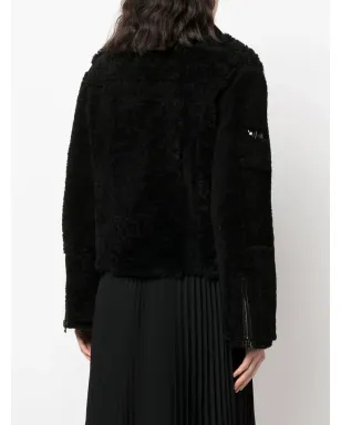TOM FORD シアーリングジップドジャケット - ブラック - サムネイル4
