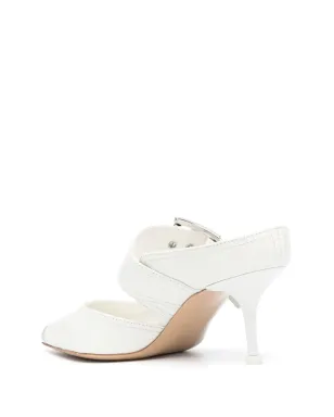 Alexander McQueen ポインテッドトゥバックル付きミュール - サムネイル3