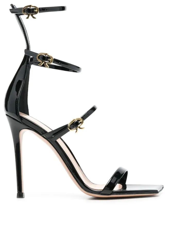 Gianvito Rossi Gianvito Rossi リボン・アップタウン 105mm レザーサンダルの商品画像