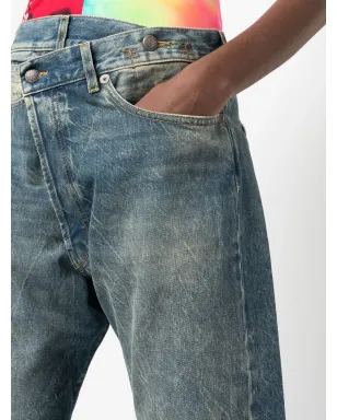 R13 クロップド distressed ジーンズ - サムネイル5