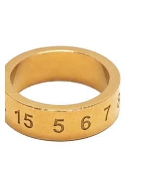 Maison Margiela 数字刻印リング ゴールド - サムネイル3