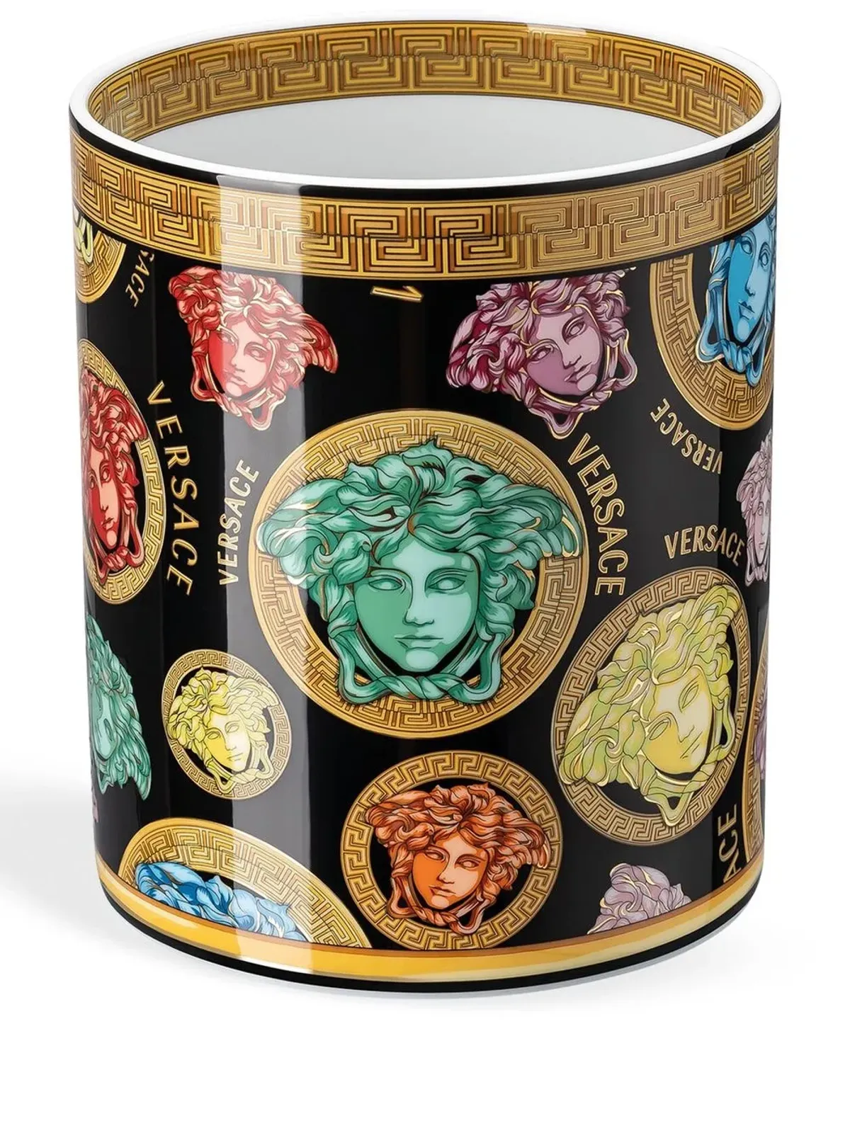 Versace メデューサ アンプリファイド花瓶 - ブラック - 画像1