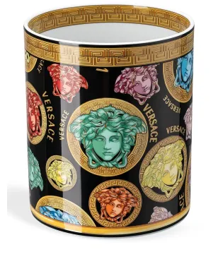 Versace メデューサ アンプリファイド花瓶 - ブラック - サムネイル1