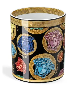 Versace メデューサ アンプリファイド花瓶 - ブラック - サムネイル2