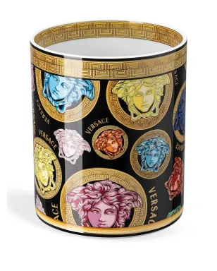 Versace メデューサ アンプリファイド花瓶 - ブラック - サムネイル3