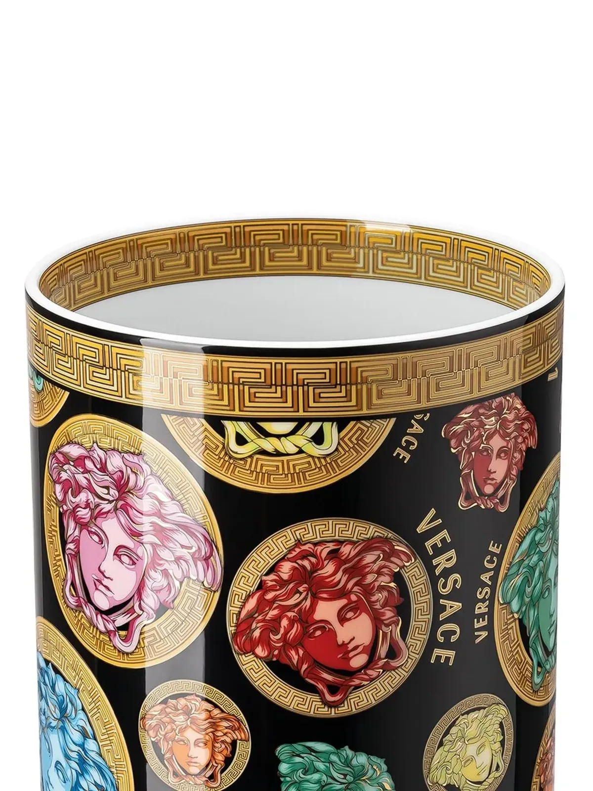 Versace メデューサ アンプリファイド花瓶 - ブラック - 画像4