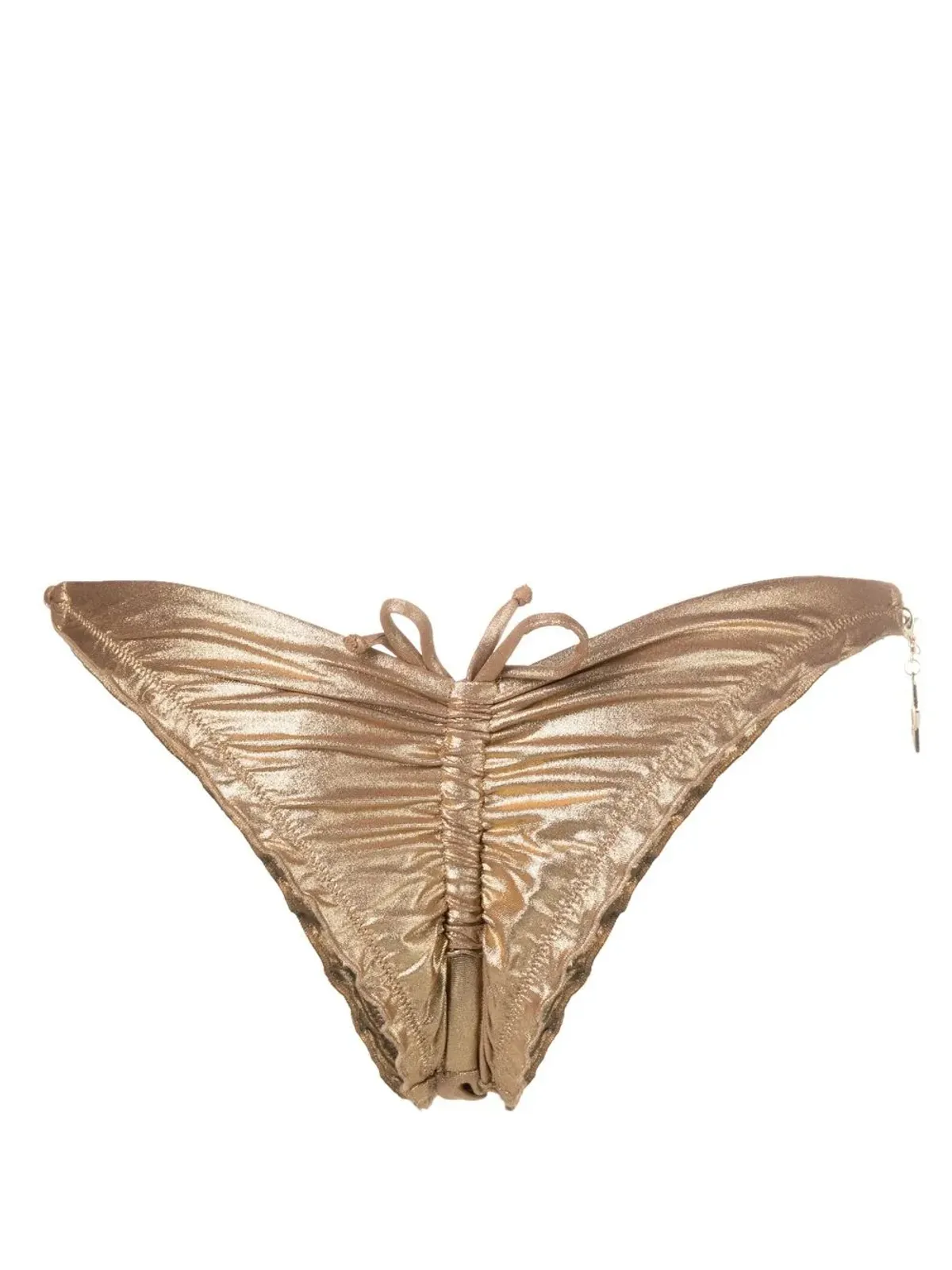 Agent Provocateur ベリー ギャザー・ディテール ビキニブリーフ - ゴールド - 画像2
