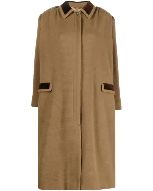 Valentino Garavani ビンテージ 1980年代 ギャザーショルダー ミリタリーコート - サムネイル1