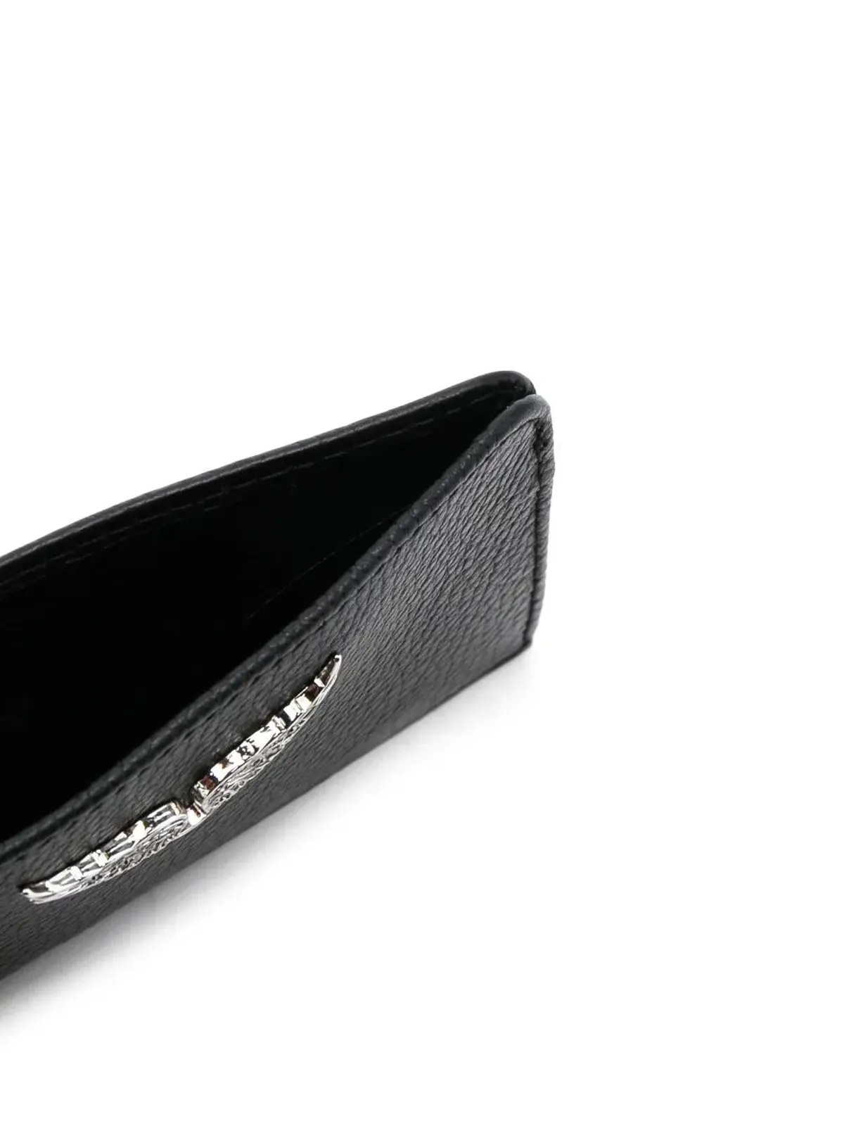Zadig&Voltaire ウィングチャーム レザー カードホルダー - ブラック - 画像3