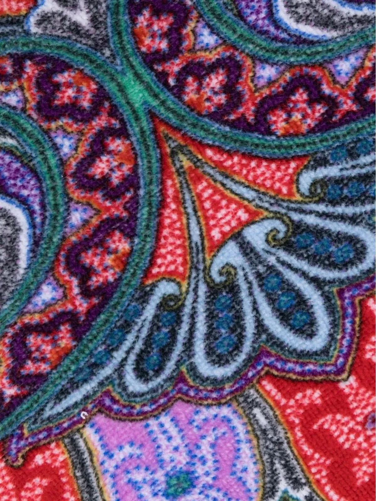 ETRO ペイズリー柄コットンローブ - 画像3