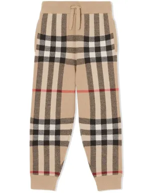 Burberry Kids ヴィンテージチェック カシミアパンツ - サムネイル1