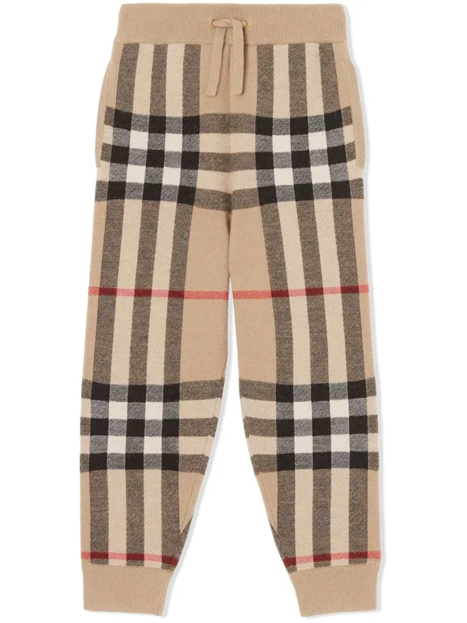 Burberry Kids Burberry Kids ヴィンテージチェック カシミアパンツの商品画像