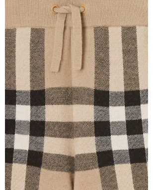 Burberry Kids ヴィンテージチェック カシミアパンツ - サムネイル3