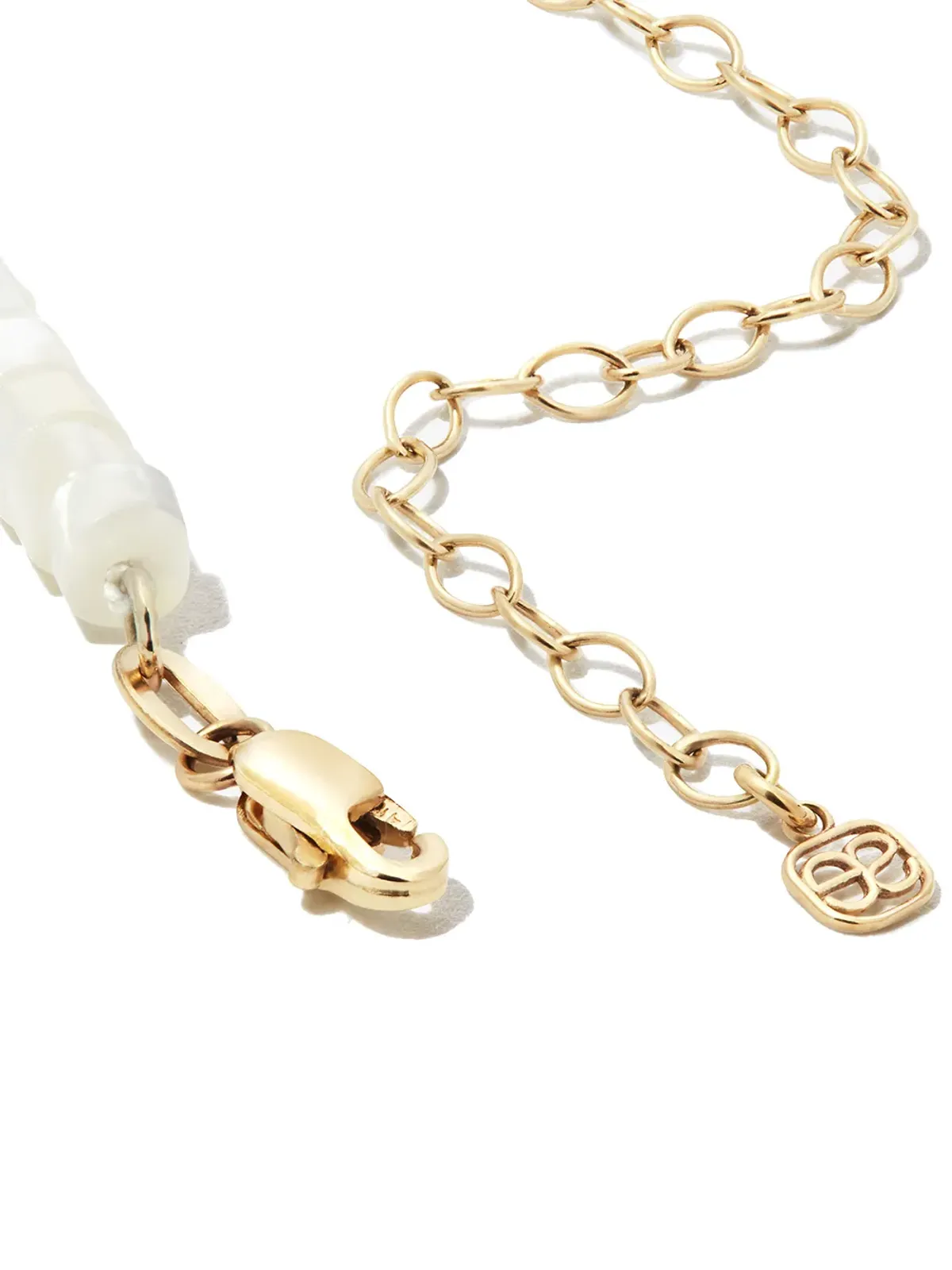 Sydney Evan 14K イエローゴールド マザーオブパールとダイヤモンド ネックレス - 画像3