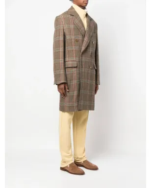 Vivienne Westwood チェック柄ダブルブレストコットンコート - サムネイル3