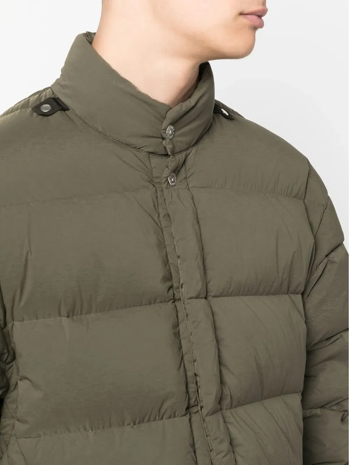 Stone Island Shadow Project プレススタッド付きパファージャケット - 画像5