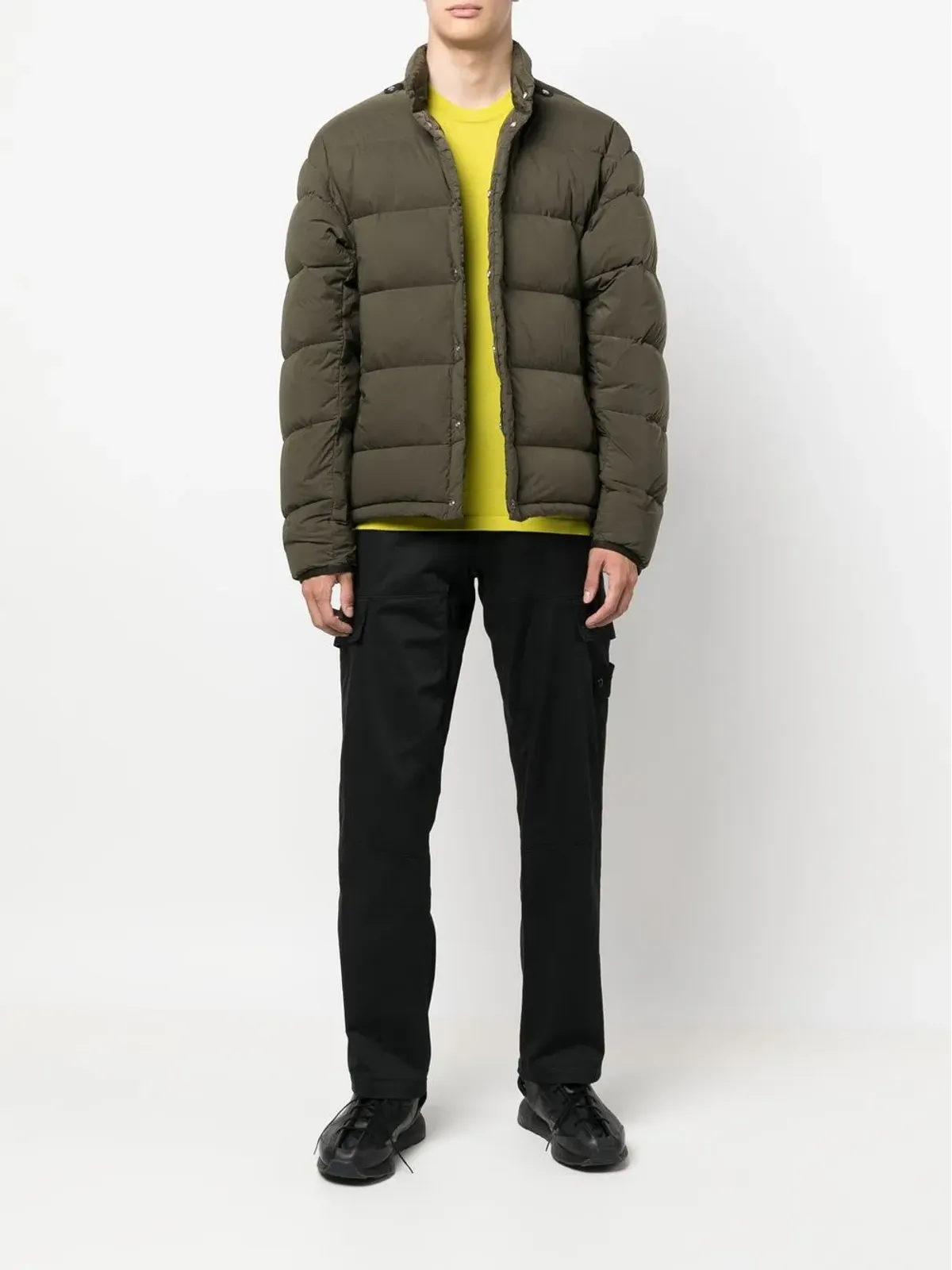 Stone Island Shadow Project プレススタッド付きパファージャケット - 画像2