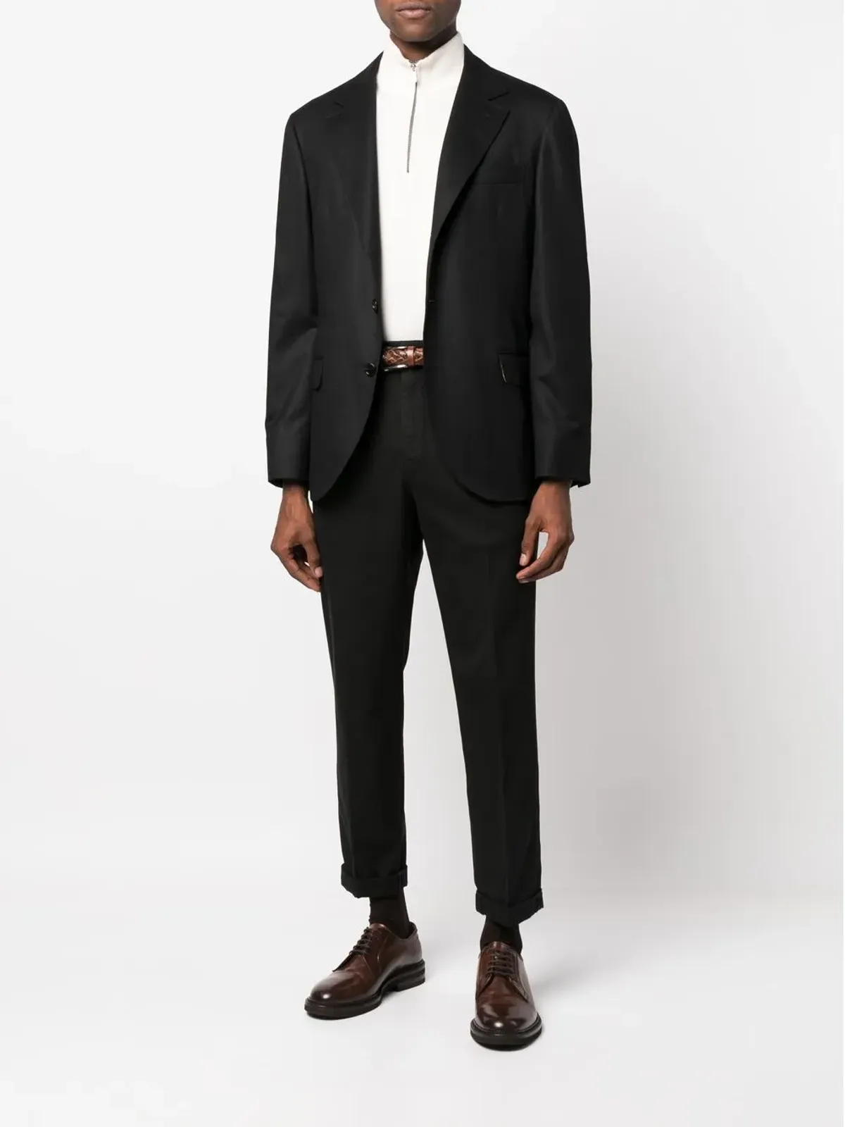 Brunello Cucinelli クロップドコットンパンツ - 画像2