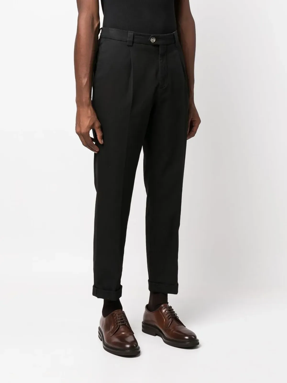 Brunello Cucinelli クロップドコットンパンツ - 画像3