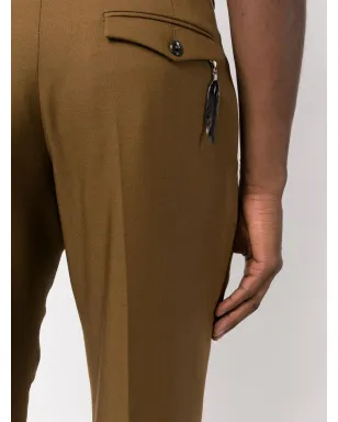 PT Torino リベル テーパード ウールパンツ ブラウン - サムネイル5
