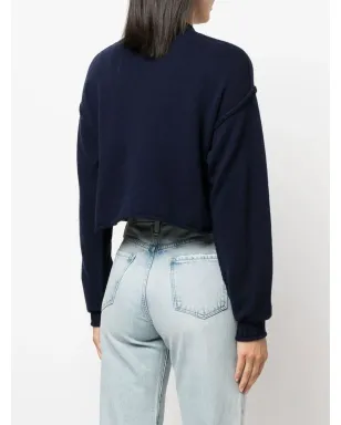 Sportmax リブ編みクロップドジャンパー - サムネイル4