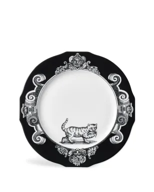 Gucci 猫モチーフのチャージャープレート（2枚セット） - ブラック - サムネイル1