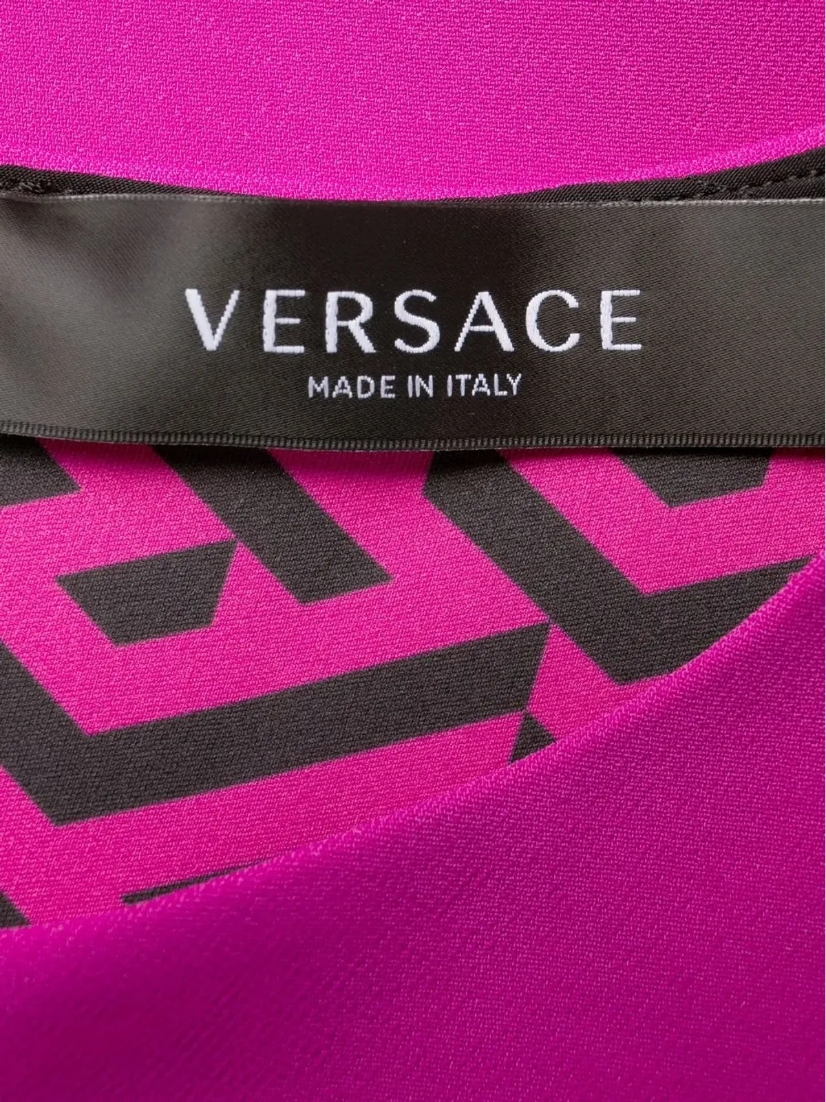 Versace カットアウト・シフトドレス ピンク - 画像5