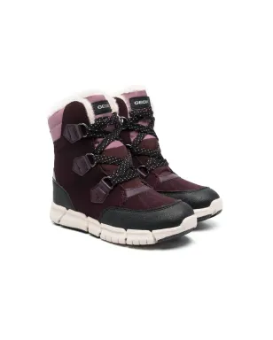 Geox Kids ロゴ レースアップ ブーツ - サムネイル1